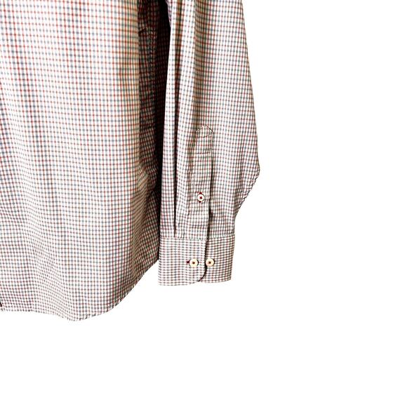 UNTUCKit Russell Slim Fit Blue Red Plaid Long Sleeve Button Down Shirt XL Slim - Picture 5 of 9